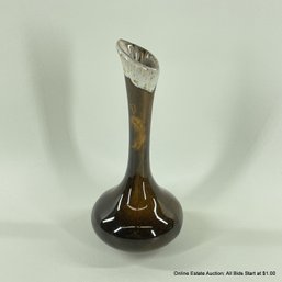 Anna Van Briggle Brown Glazed Bud Vase