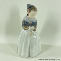 Royal Copenhagen Amager Girl Porcelain Figure