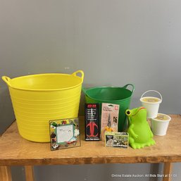 Joyce Chen Shears And Scissors And Other Assorted Outdoor And Garden Themed Items (LOCAL PICK UP ONLY)