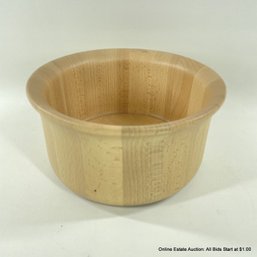 Bodum Nissen Beech And Teak Wood Serving Bowl, Made In Denmark