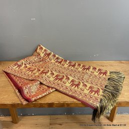 Beautifully Woven Oversized Wrap Or Tapestry