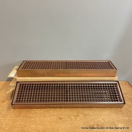 Two Copper Plant Drainage Trays In Original Boxes