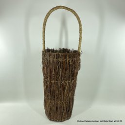 Tall Twig And Fern Basket (LOCAL PICK UP ONLY)