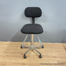 Italian Made Adjustable Height Drafting Chair With Foot Rest (LOCAL PICK UP ONLY)
