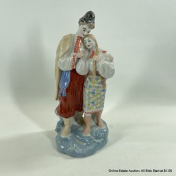 Ukrainian Soviet Porcelain Couple From Gogol Oksana & Levko