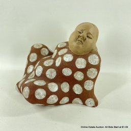 Ceramic Chinese Seated Figural Statue