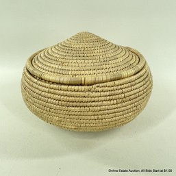 Coil Woven Chinese Storage Basket