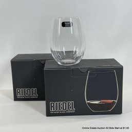 Riedel 'O'  Cabernet Stemless Wine Tumblers/Glasses Set Of 4 New In Box