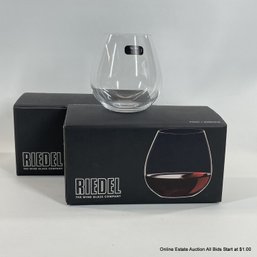 Riedel 'O'  Pinot Stemless Wine Tumblers/Glasses Set Of 4 New In Box