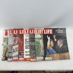 Assortment Of Vintage Life Magazines