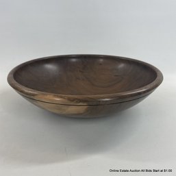 Black Walnut Bowl Signed Dave