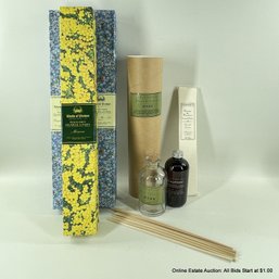 Perfumed Drawer Liners, Reed Diffuser, Incense