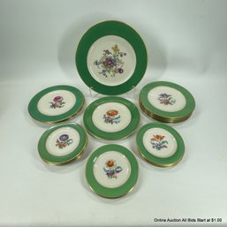 Belleek Coxon & Complementary Plate Set (Local Pick Up Or UPS Store Ship Only)