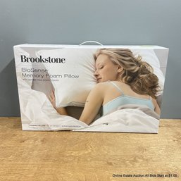 Brookstone Standard Bio-Sense Memory Foam Pillow New In Box (LOCAL PICKUP ONLY)