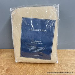 Lands' End Heat Comfort Antistatic Throw Blanket 48' X 66'  New In Packaging