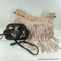 Juicy Couture And Valentina Leather Handbag Purses