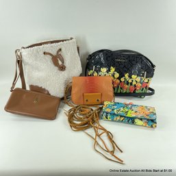 Assortment Of Fashion Handbag Purses And Wallets Including Calvin Klein And Isaac Mizrahi