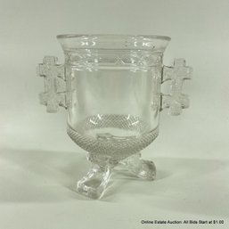 Labelle Queen Anne Clear Glass Sugar Bowl, No Lid