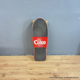 1987 Coke Skateboard With Max Headroom Variflex  (LOCAL PICK UP OR UPS STORE SHIP ONLY)
