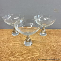3 Holmgaard Princess Champagne Coupes