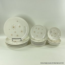 MCM 15pc Star Glow Dishes By Royal China