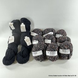 Welcomme Le Tweed And Rowan Magpie Aran Wool Yarns