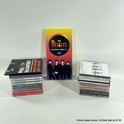 Collection Of 18 Beatles, Paul McCartney And George Harrison CDs And Box Set