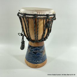 Djembe Rope Turned Hand Drum With Hand Painted Designs