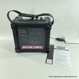 Roland Micro Cube N225 Battery Powered Guitar Amplifier With Cord & Manual