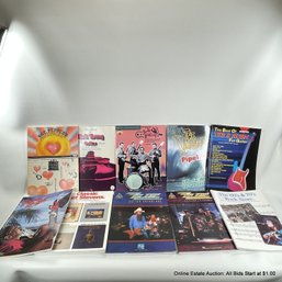 Collection Of 10 Assorted Rock Sheet Music Songbooks-Cat Stevens, ZZ Top, Neil Young, The Ventures & More