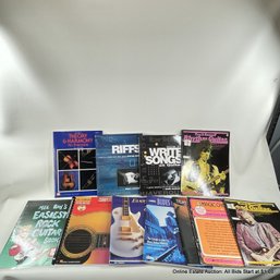 Collection Of 11 Guitar And Music Theory How To Books