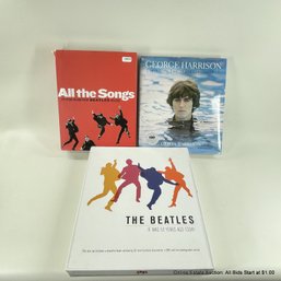 Collection Of Three Beatles Coffee Table Books