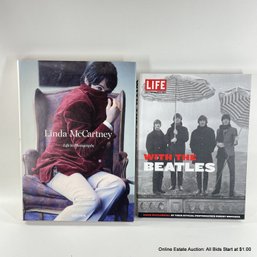 Pair Of Beatles Hardcover Coffee Table Books