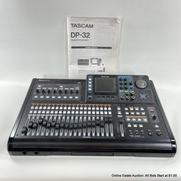 Tascam Porta Studio Multi Track Recorder Model DP32