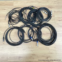 8 Instrument And Microphone Cables Belden Mogami D'Addario