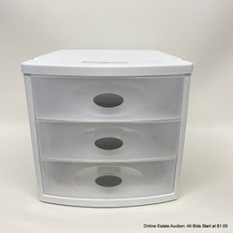 Small Sterlite 3-Drawer Storage Box