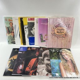 Large Assortment Of Songbooks From Taylor Swift, Eric Clapton, The Beach Boys, Michael Bubl, And More