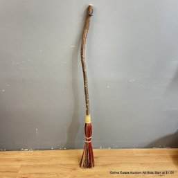 Contemporary Rustic Long Handled Broom (LOCAL PICK UP ONLY)