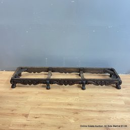 Vintage Carved Wood Kneeling Prayer Bench Frame Only, Padding Has Been Removed (LOCAL PICK UP ONLY)