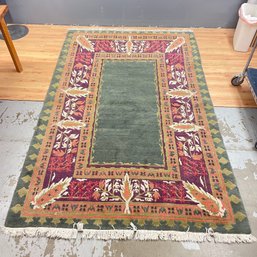 Hand-knotted Tibetan Carpet 5'8' X 9' (Local Pick Up Only)