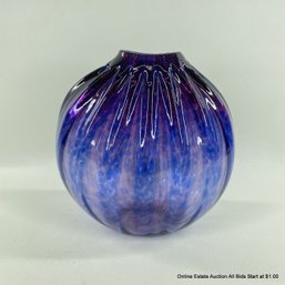 C. England Jak Art Glass Vase 2000