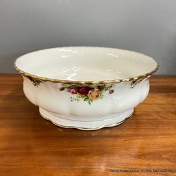 Old Country Roses By Royal Albert Porcelain China Large Salad Serving Bowl