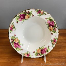 Old Country Roses By Royal Albert Porcelain Fine China 8' Rim Soup Bowl