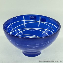 Nybro Crystal Sweden Art Glass Bowl Designed By Jon Eliason