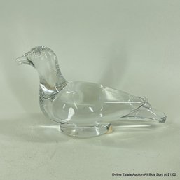 Baccarat Clear Art Glass Paperweight
