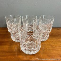 6 Waterford Crystal Lismore Old Fashioned Glasses