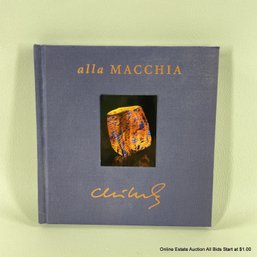 Signed Chihuly Alla Macchia Little Book, Inside Signed In Paint By The Artist