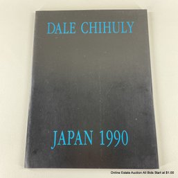 Signed Dale Chihuly Japan 1990 Paperback Book, Signed In Paint On Cover