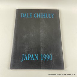 Autographed Dale Chihuly Japan 1990 Full Color Paperback, Signed In Ink Inside Cover