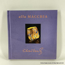 Chihuly Alla Macchia Small Full-Color Book With Fabric Wrapped Hardcover